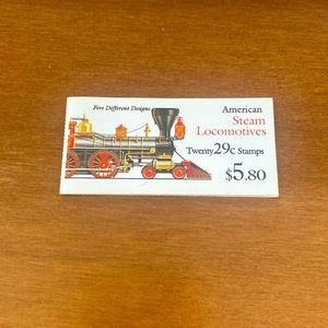 💜 1993 Vintage American Steam Locomotive 29c Stamps